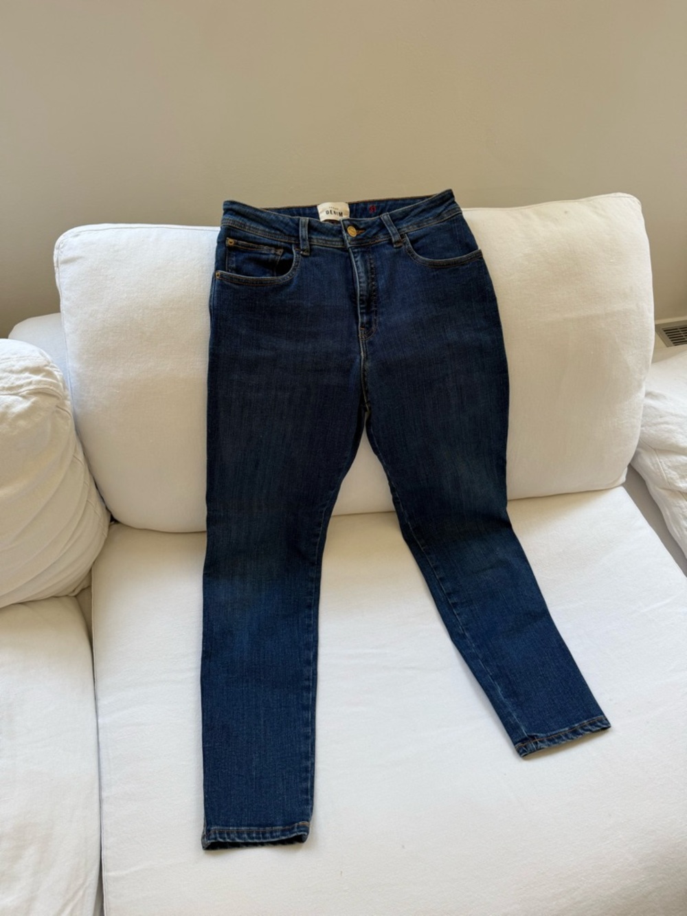 Sezane Dark Indigo Skinny Jeans